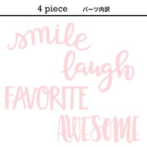レターボード用文字パーツ 4種 英語 筆記体 ...の詳細画像2
