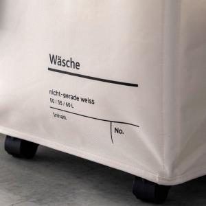 ランドリーバスケット洗濯カゴ キャスター付き ...の詳細画像2