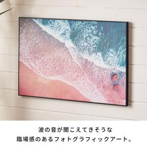 アート フレーム パネル 波 海 キャンパス ...の詳細画像2