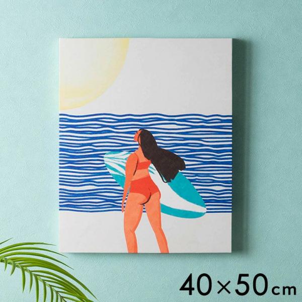 アートパネル 縦長 海 ポップアート 賃貸 リビング 玄関 カフェ キャンバスアート パネルアート ...