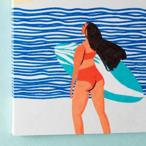 アートパネル 縦長 海 ポップアート 賃貸 リ...の詳細画像1