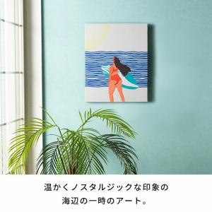 アートパネル 縦長 海 ポップアート 賃貸 リ...の詳細画像2
