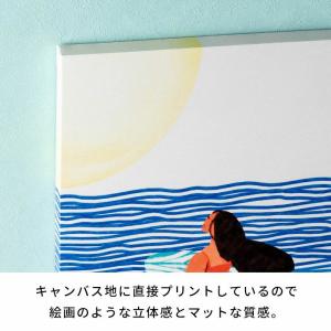 アートパネル 縦長 海 ポップアート 賃貸 リ...の詳細画像4