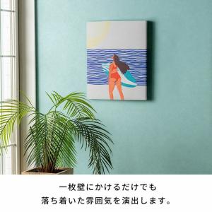 アートパネル 縦長 海 ポップアート 賃貸 リ...の詳細画像5