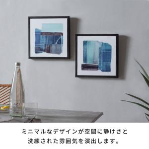 アートパネル フレーム付き 抽象画 青 寒色 ...の詳細画像4
