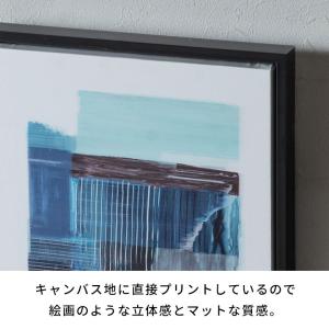 アートパネル フレーム付き 抽象画 青 寒色 ...の詳細画像5