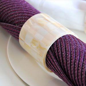 アジアン雑貨 パールシェルのナプキンリング アジア工房 vn50500 7362