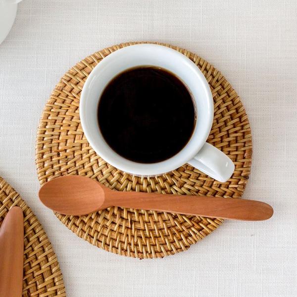 ランチョンマット おしゃれ アジアン 小さい 円形 プレースマット ナチュラル デザートマット アジ...