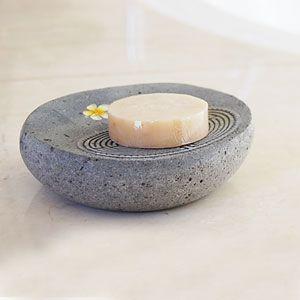 アジアン雑貨 ナチュラルストーンのソープディッシュ アジア工房 8273
