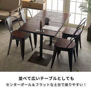 テーブル カフェ 長方形 60×70 店舗 レ...の詳細画像4