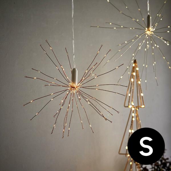 LED ライト クリスマス ツリー 電飾 飾り ガーランド イルミネーション 電池式 おしゃれ シン...