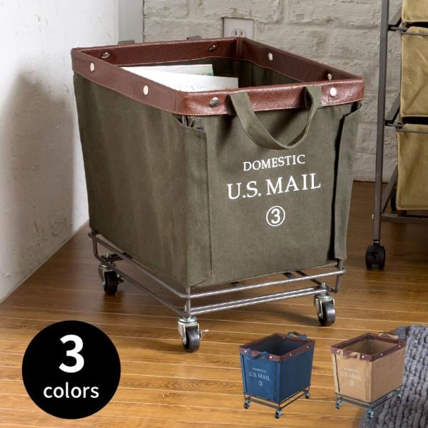 ランドリーバスケット おしゃれ キャスター付き かご 収納 バスケット グリーン ネイビー ベージュ...