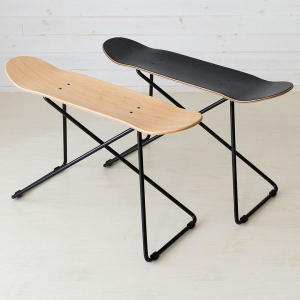 本物のスケートボードから作られた スツール スツール スケボー チェア イス シンプル 西海岸 アメ...