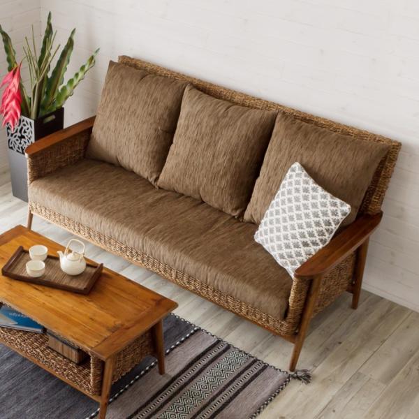 ソファ ソファー 3人掛け 三人掛け 椅子 肘掛 ハイバック ソファ アンティーク 木製 アバカソフ...