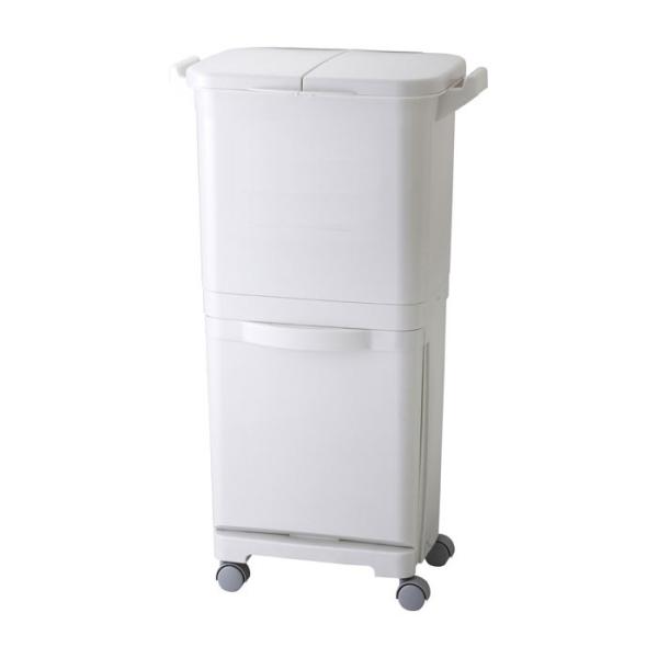 ゴミ箱 ごみ箱 分別 3分別 45L キャスター付き フタ付き 45リットル スリム 縦型 シンプル...
