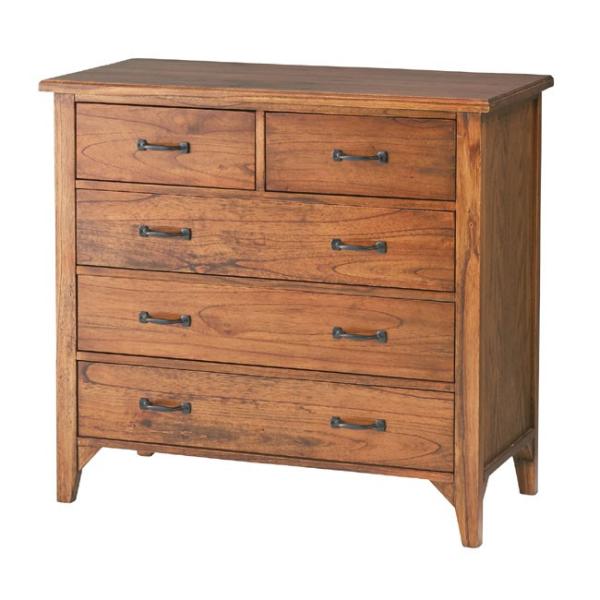 チェスト 収納 4段 タンス 収納家具 木製 天然木 木目 北欧 ナチュラル 洋服ダンス 家具 引き...