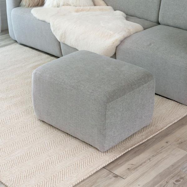 ソファー ソファ オットマン 四角 グレー ネイビー 脚付き おしゃれ 足置き 足乗せ シンプル お...