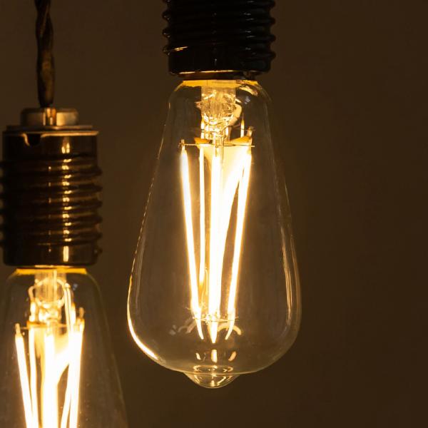 LED 電球 レトロ ランプ E26 240ルーメン フィラメント 裸電球 エジソン 照明 ペンダン...