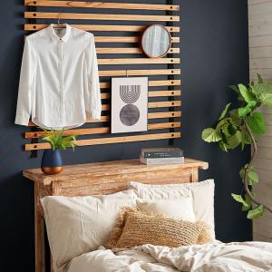 パーテーション ロール ワイド 天然木 ウッド...の詳細画像1