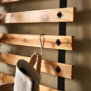 パーテーション ロール ワイド 天然木 ウッド...の詳細画像2