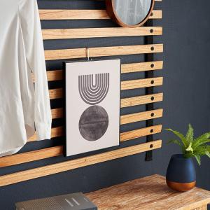 パーテーション ロール ワイド 天然木 ウッド...の詳細画像3