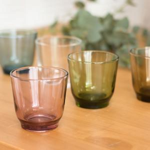 辻和美 辻和美さん　モウモウ　グラスコップ　3点セット tsuji ブルー*食器コップガラス【陶器 *カラーグラス kazumi 食器