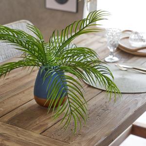フェイク グリーン パームリーフ 観葉植物 結...の詳細画像5