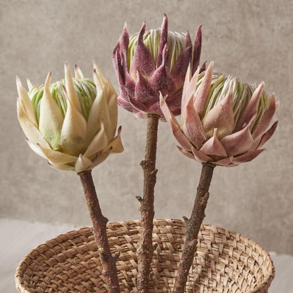 プロテア 造花 アーティフィシャル フラワー フェイク 高さ 50cm アート インテリア 花 アレ...