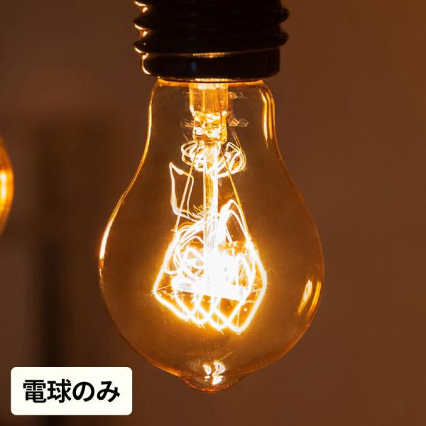 白熱電球 レトロ ランプ エジソン LED 電球 球 梨型 電球色 直径6cm E26 アンバー フ...