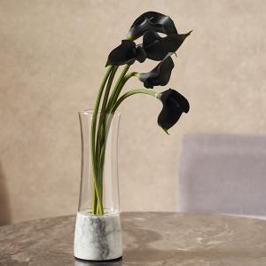 造花 インテリア フェイクフラワー アーティフィシャルフラワー カラーリリー ブラック 観葉植物 アートフラワー おしゃれ 北欧 リゾート 雑貨 西海岸 94850