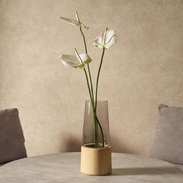 造花 インテリア アンスリウム 白 フェイクフラワー アーティフィシャルフラワー アンスリューム ア...