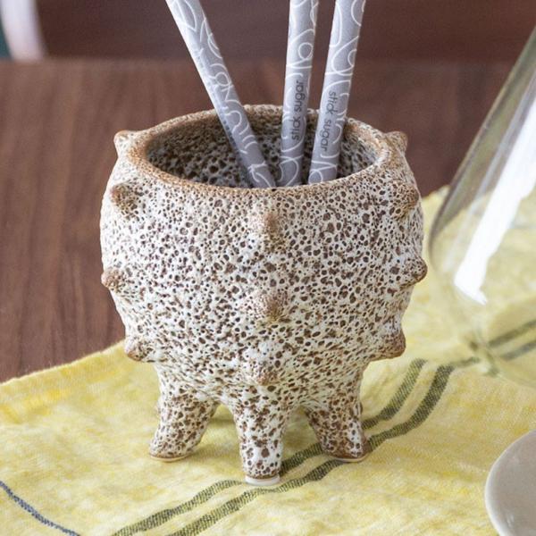 植木鉢 鉢カバー プランターカバー 直径11cm 陶器 テラコッタ ポット ミニ ガーデン雑貨 イン...