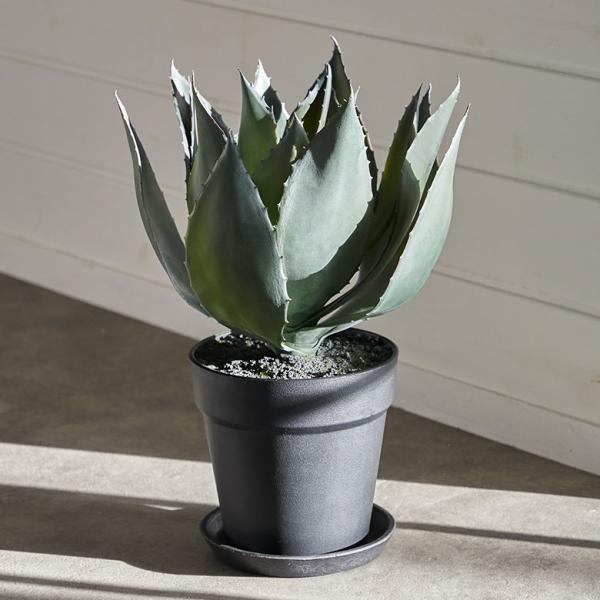 フェイク グリーン アガベ 高さ 32cm 観葉 植物 アーティフィシャル プランツ リュウゼツラン...