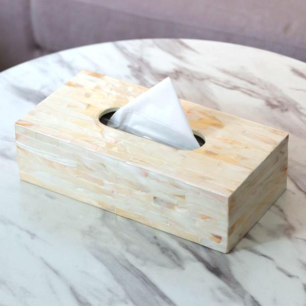 パールシェル製アジアンティッシュケースボックス アアジア雑貨 アジアン雑貨 ティッシュケース ティッ...