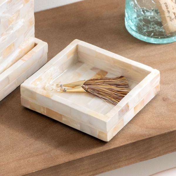 トレイ おしゃれ アクセサリートレー アクセサリートレイ トレー 小物入れ ケース パール シェル ...