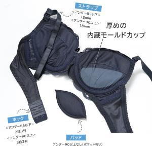 ブラジャー ショーツセット C・Dカップ スカ...の詳細画像2