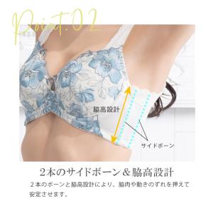 ブラジャー ワイヤーブラジャー 美背中シルエッ...の詳細画像2