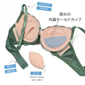 ワイヤーブラジャー ショーツセット E・F・G...の詳細画像1