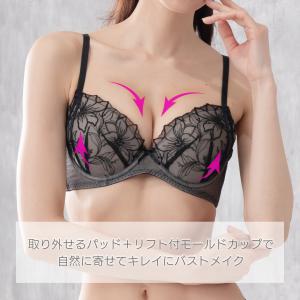 ノンワイヤーブラジャー ショーツセット S〜L...の詳細画像1