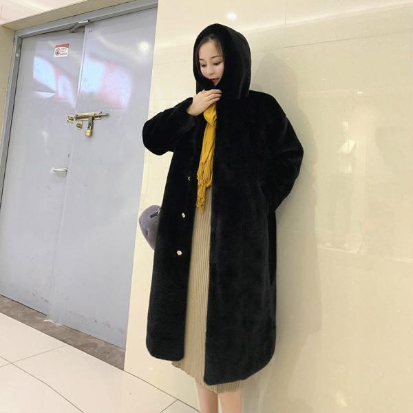 レディース 韓国ファッション ロングコート フリースジャケット アウター カジュアル 長袖 大人女子...