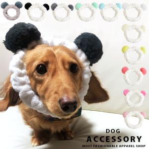 犬用 被り物 かぶりもの パンダ ぱんだ カチューシャ ヘアーバンド バンド ヘアバン アクセサリー コスチューム コスプレ ドッグ アニマル