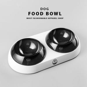 ペット用品 お皿 フードボウル 食器台 犬 猫 給餌 給水 フードボール ボウル セパレート ペットグッズ 食器 わんちゃん ワンちゃん エサ入れ エサ箱 モノトーン｜elephant2