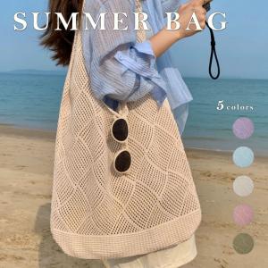 レディースバッグ メッシュバッグ メッシュ クロ...の商品画像
