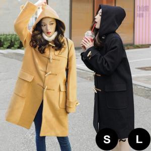 ダッフルコート レディース ダッフル コート アウター フード付き