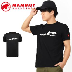 ゆうパケット発送！送料無料 MAMMUT マムート QD Logo Print T-Shirt AF Men メンズ 半袖 Tシャツ クライミング アウトドア トレッキング 登山｜エレファントSPORTS