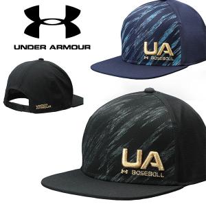送料無料 キャップ アンダーアーマー UNDER ARMOUR UA メンズ カモフラ カモ柄 迷彩 帽子 野球帽 野球 平つば ゴルフ テニス トレーニング 1364506 2021春夏新作