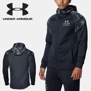 得割30 パーカー アンダーアーマー UNDER ARMOUR UA メンズ フルジップ フーディー ジャケット ロゴ トレーニング ウェア 大きいサイズ 1368939 2021秋冬新作