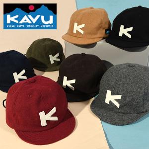 送料無料 KAVU カブー ウール ベースボール キャップ CAP 帽子 メンズ レディース  ショートバイザー アウトドア  日本製｜elephant