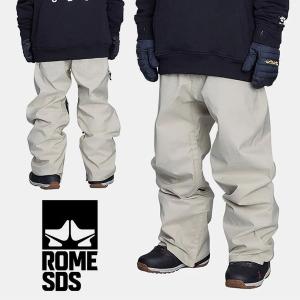 ラスト1着 Mサイズ スノーボードウェア ROME SDS ローム メンズ STANCE PANTS パンツ スノーパンツ クリーム ホワイト系 スノーウエア 2023-2024冬新作 25%off｜elephant