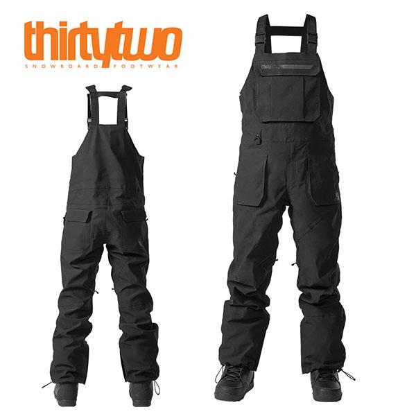 スノーボードウェア ThirtyTwo 32 サーティーツー BASEMENT BIB PANTS ...